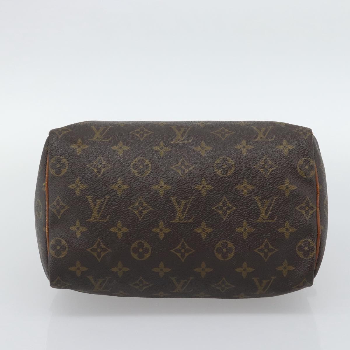 LOUIS VUITTON Monogram Speedy 25 Hand Bag M41528 LV Auth 194193