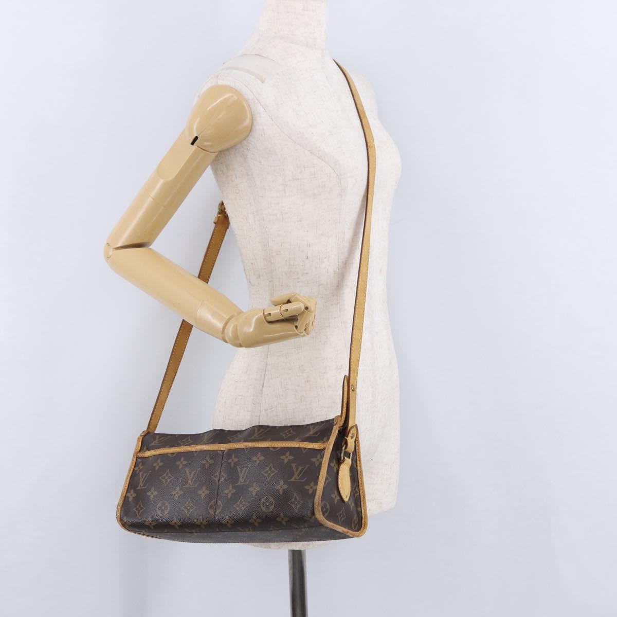 LOUIS VUITTON Monogram Popincourt Long Shoulder Bag M40008 LV Auth 194197