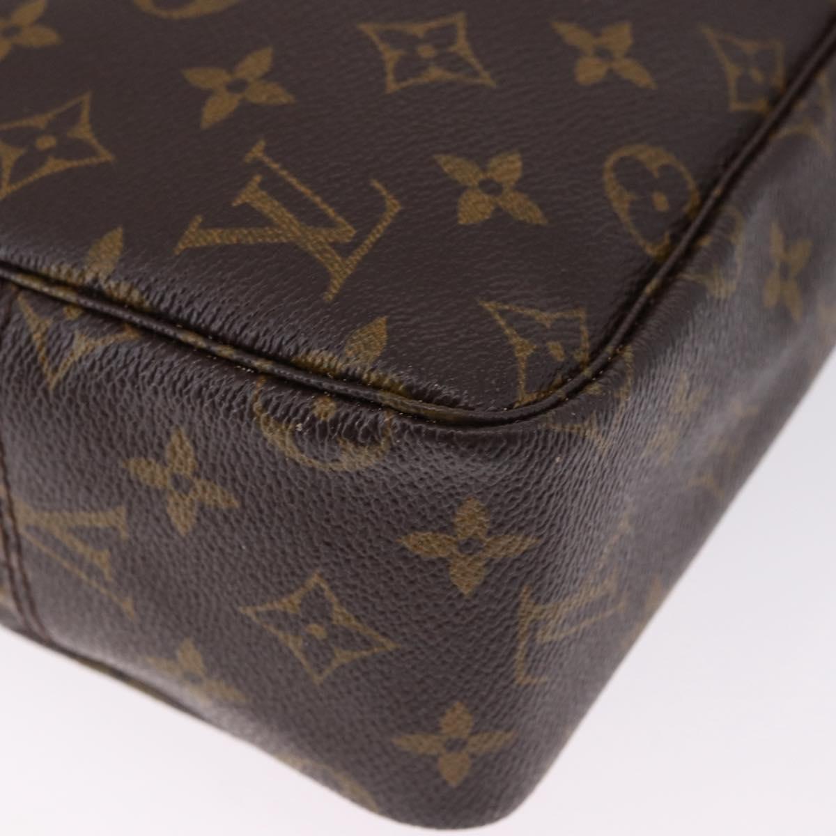 LOUIS VUITTON Monogram Trousse Toilette 28 Clutch Bag M47522 LV Auth 194200