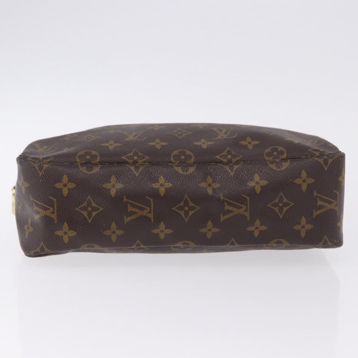 LOUIS VUITTON Monogram Trousse Toilette 28 Clutch Bag M47522 LV Auth 194200