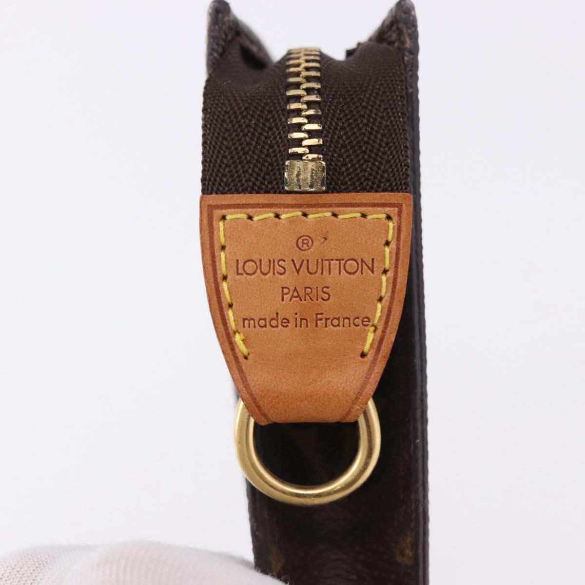 LOUIS VUITTON Monogram Bucket PM Pouch Accessory Pouch LV Auth 194201