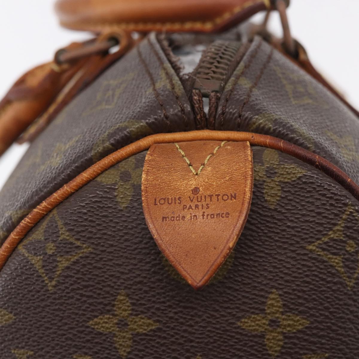 LOUIS VUITTON Monogram Speedy 30 Hand Bag M41526 LV Auth 194202