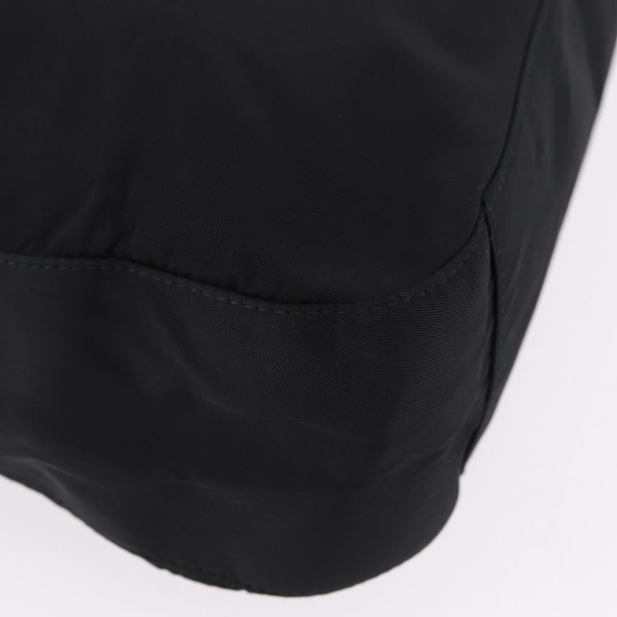 PRADA Hand Bag Nylon Black Auth 194204A