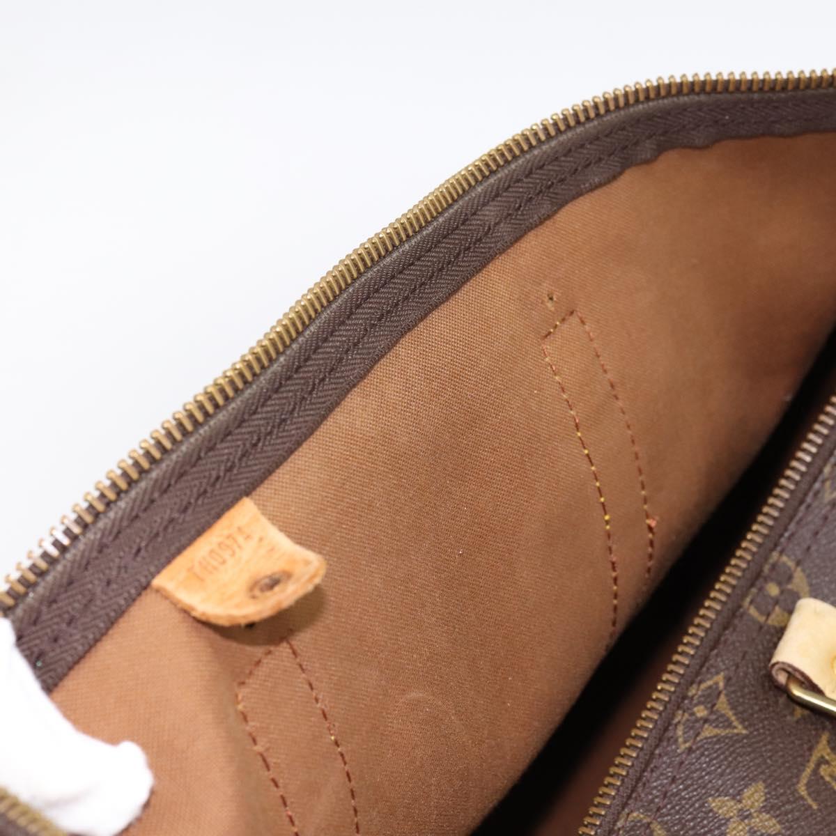 LOUIS VUITTON Monogram Keepall Bandouliere 50 Boston Bag M41416 LV Auth 194207