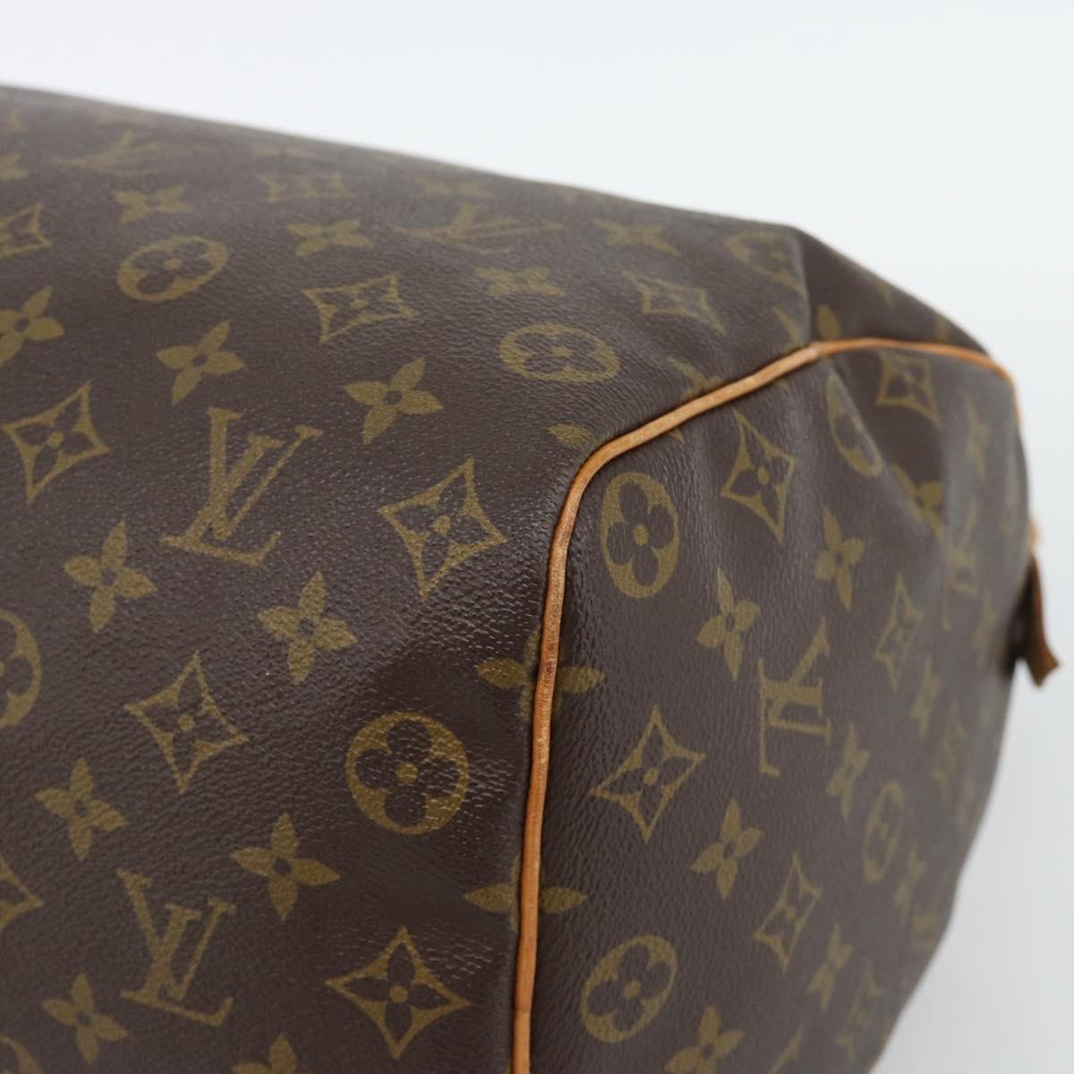 LOUIS VUITTON Monogram Speedy 35 Hand Bag M41524 LV Auth 194208V