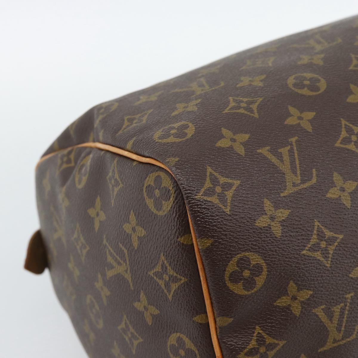 LOUIS VUITTON Monogram Speedy 35 Hand Bag M41524 LV Auth 194208V