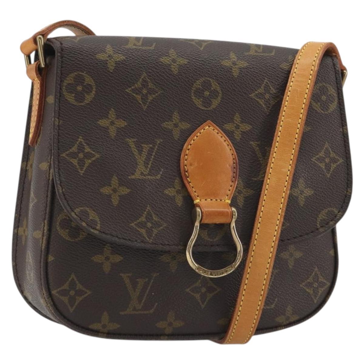 LOUIS VUITTON Monogram Saint Cloud MM Shoulder Bag M51243 LV Auth 194210