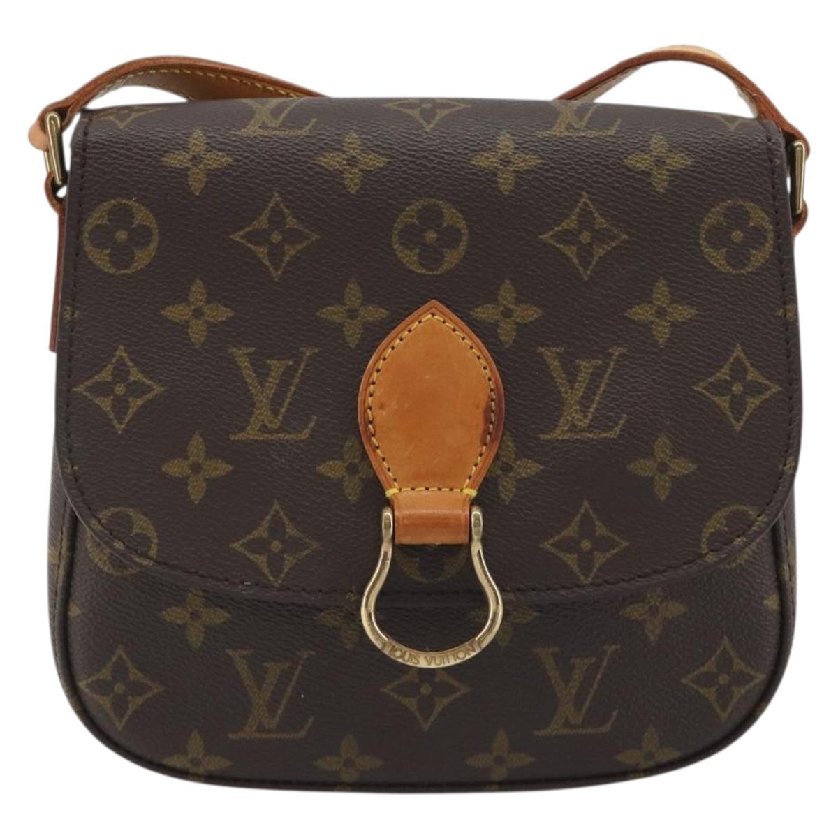 LOUIS VUITTON Monogram Saint Cloud MM Shoulder Bag M51243 LV Auth 194210