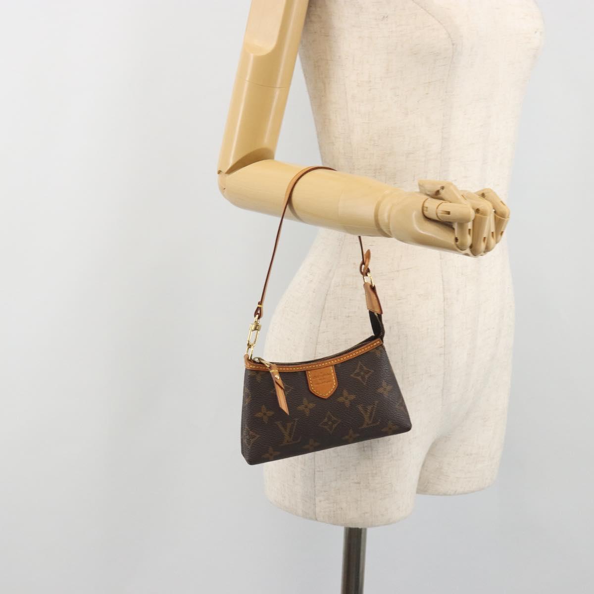 LOUIS VUITTON Monogram Mini Pochette Delight Full Pouch M40309 LV Auth 194212A