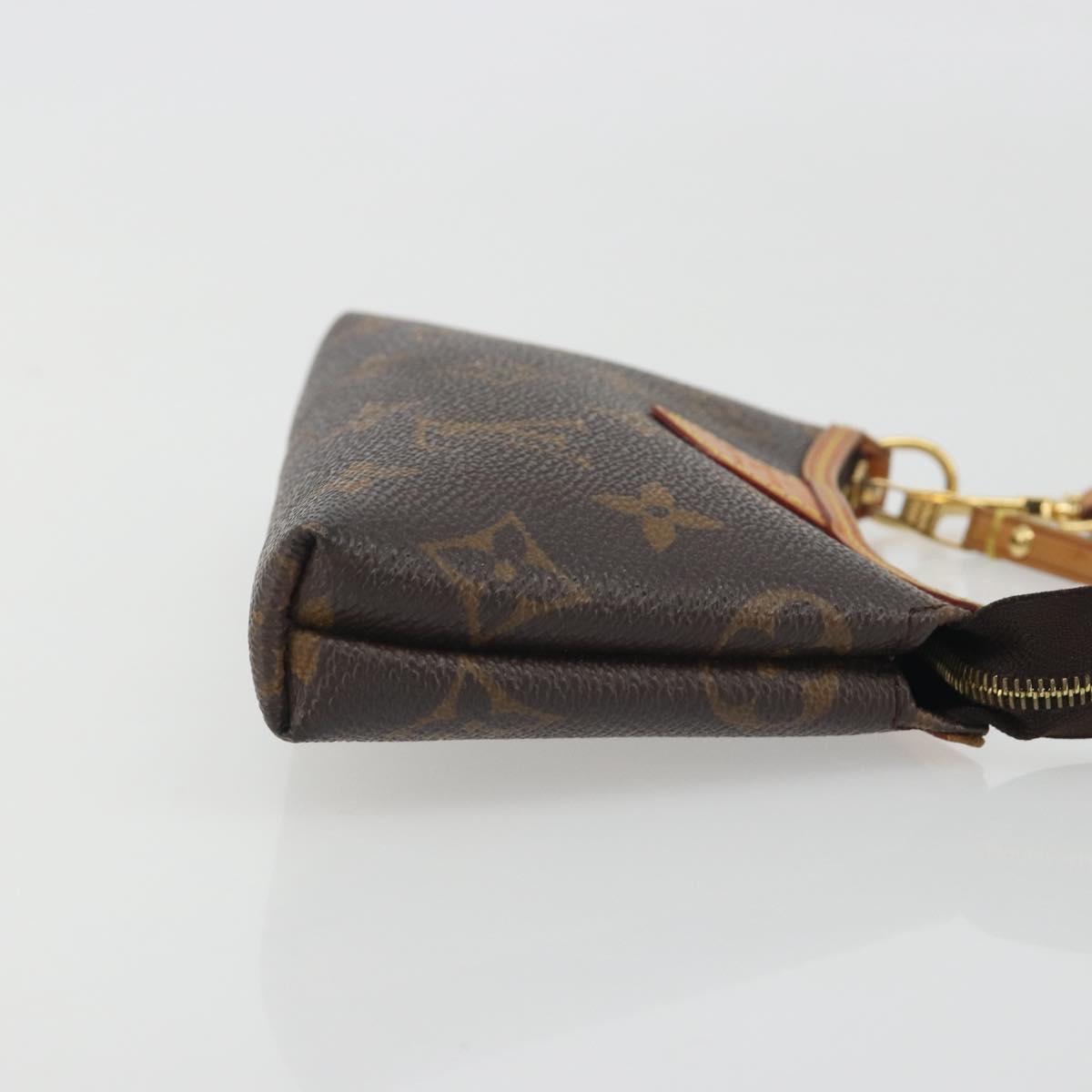 LOUIS VUITTON Monogram Mini Pochette Delight Full Pouch M40309 LV Auth 194212A