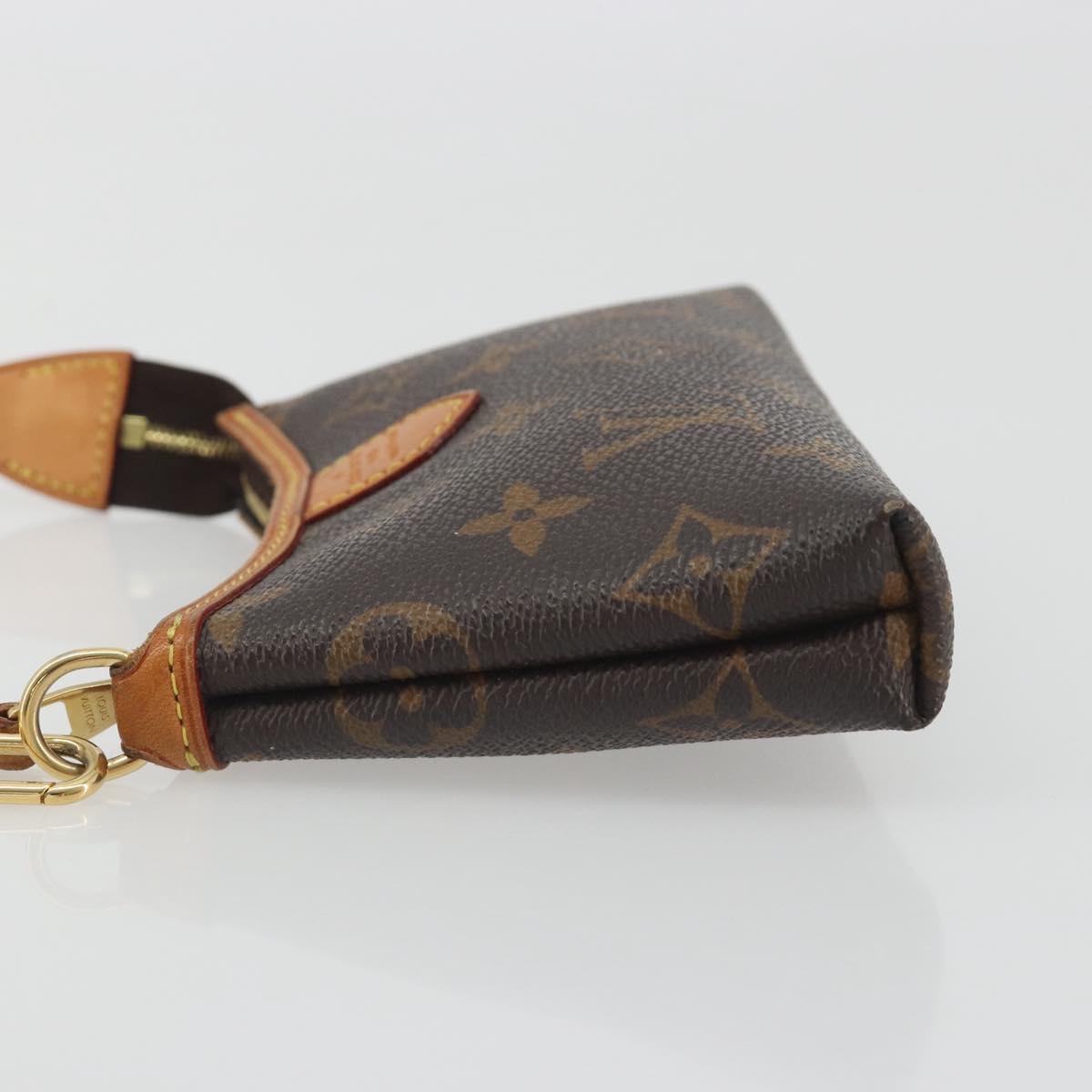 LOUIS VUITTON Monogram Mini Pochette Delight Full Pouch M40309 LV Auth 194212A