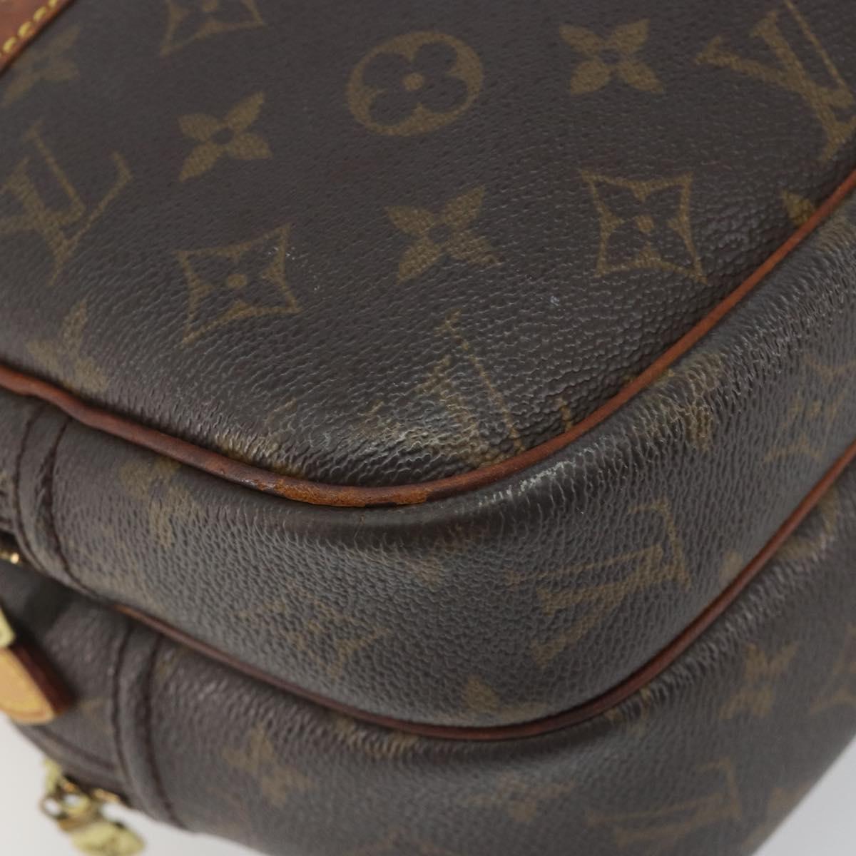LOUIS VUITTON Monogram Reporter PM Shoulder Bag M45254 LV Auth 194218