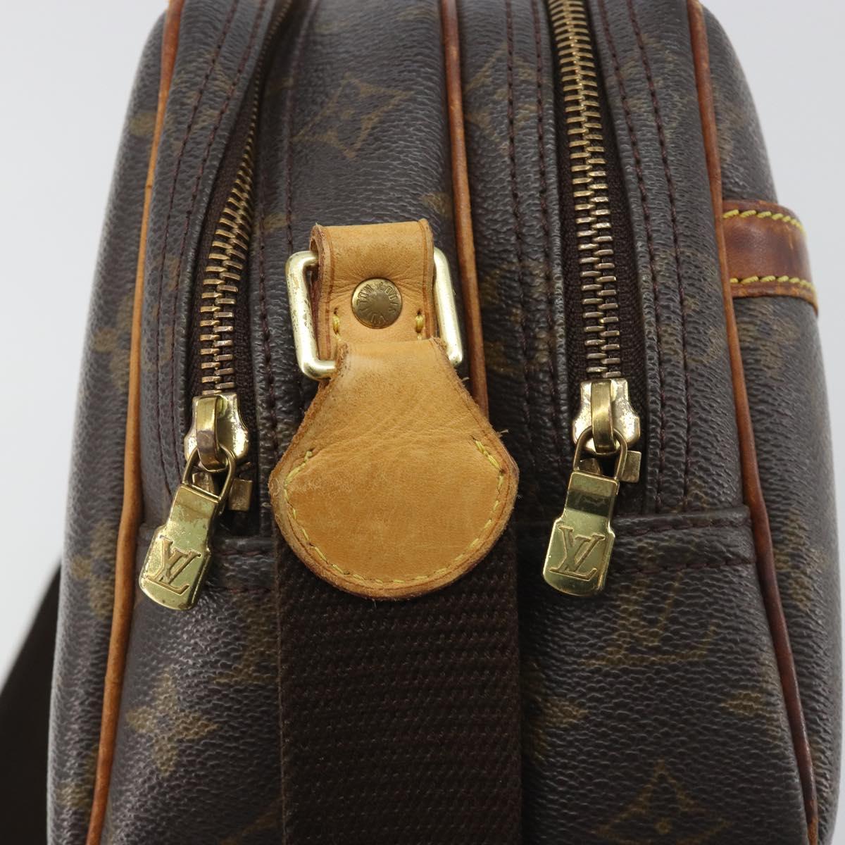 LOUIS VUITTON Monogram Reporter PM Shoulder Bag M45254 LV Auth 194218