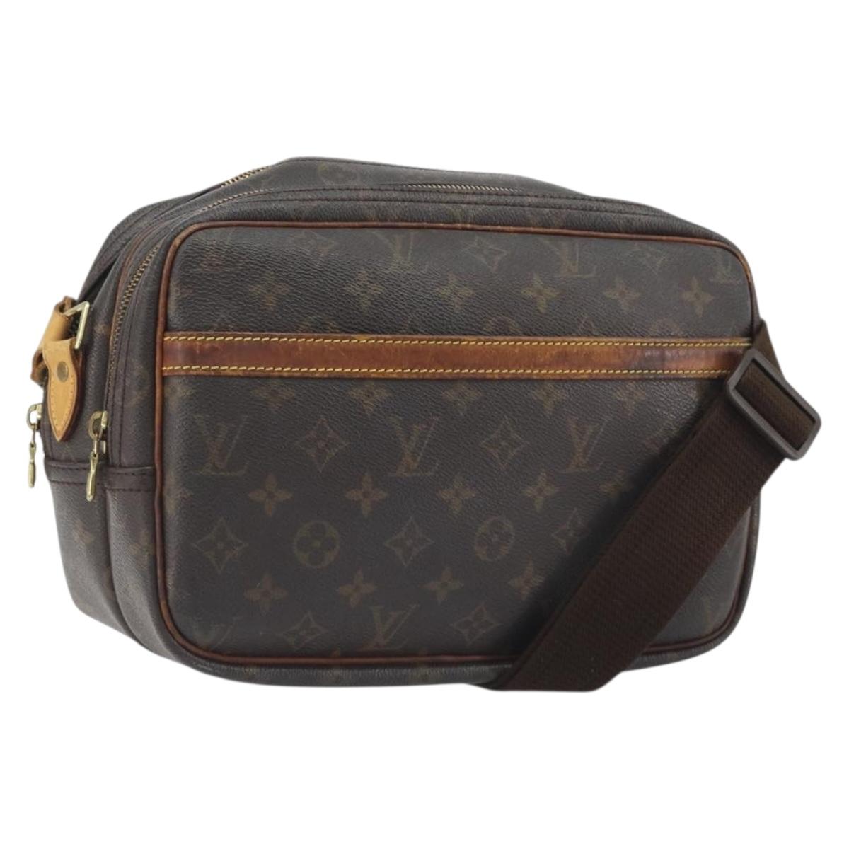 LOUIS VUITTON Monogram Reporter PM Shoulder Bag M45254 LV Auth 194218