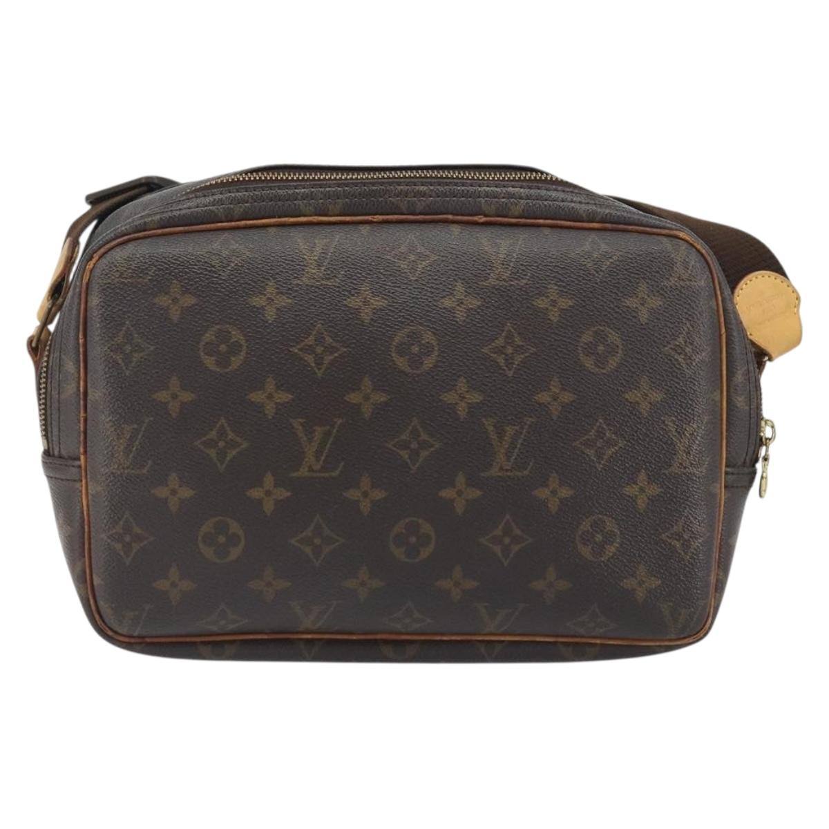 LOUIS VUITTON Monogram Reporter PM Shoulder Bag M45254 LV Auth 194218