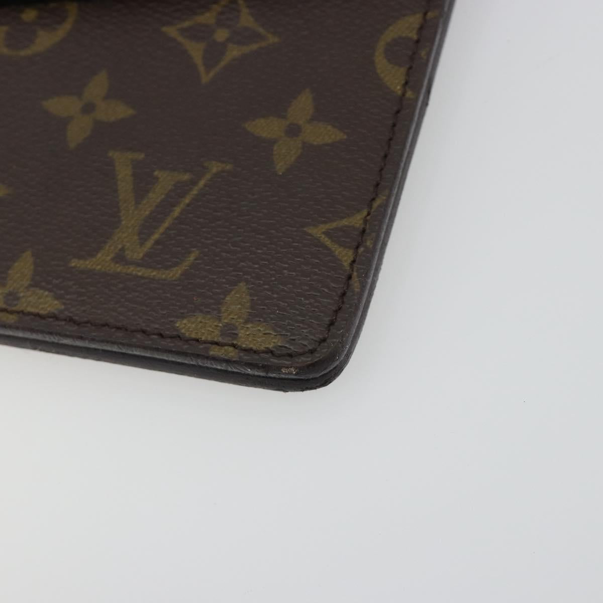LOUIS VUITTON Monogram Double Rabat Shoulder Bag M51815 LV Auth 194220