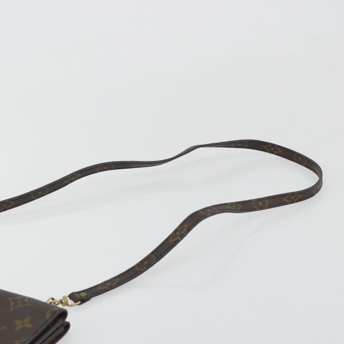 LOUIS VUITTON Monogram Double Rabat Shoulder Bag M51815 LV Auth 194220