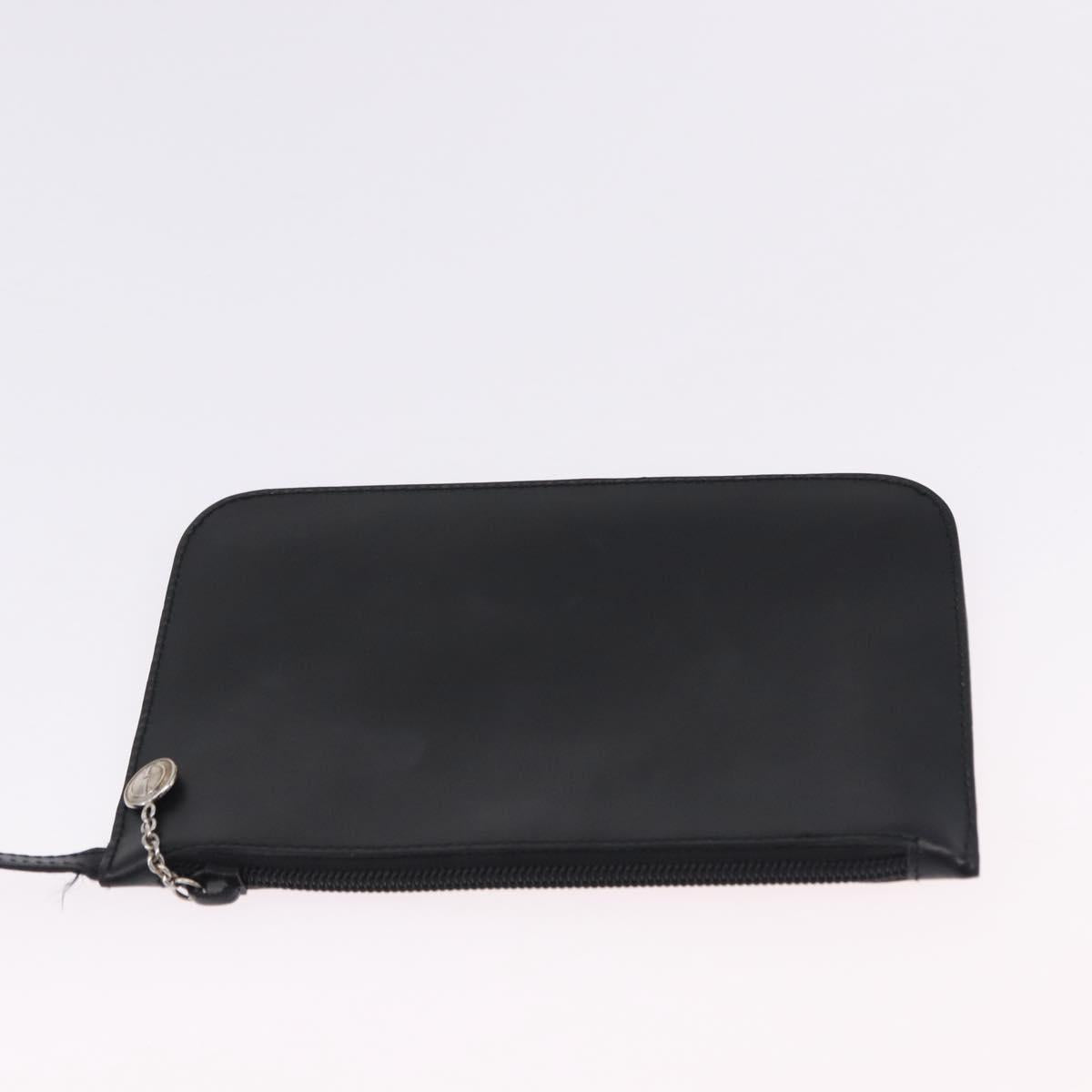 GUCCI Shoulder Bag Leather Black Silver 001 1978 3444 Auth 194226