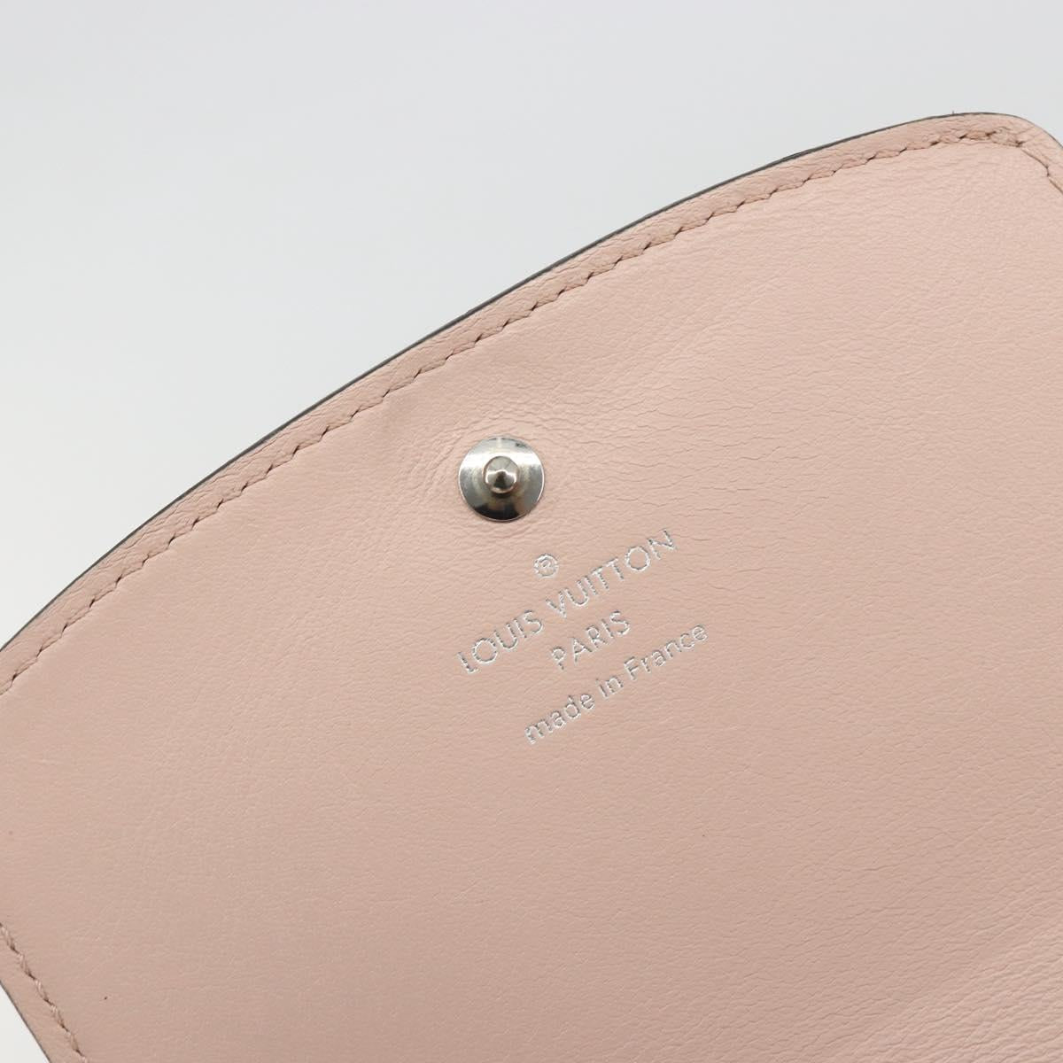 LOUIS VUITTON Mahina Portefeuille Iris Compact Wallet Pink M82757 Auth 194235A