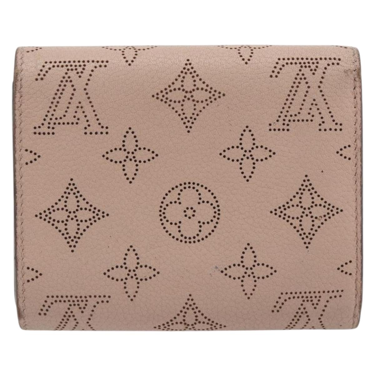 LOUIS VUITTON Mahina Portefeuille Iris Compact Wallet Pink M82757 Auth 194235A