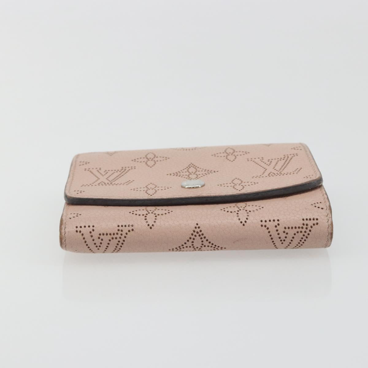 LOUIS VUITTON Mahina Portefeuille Iris Compact Wallet Pink M82757 Auth 194235A