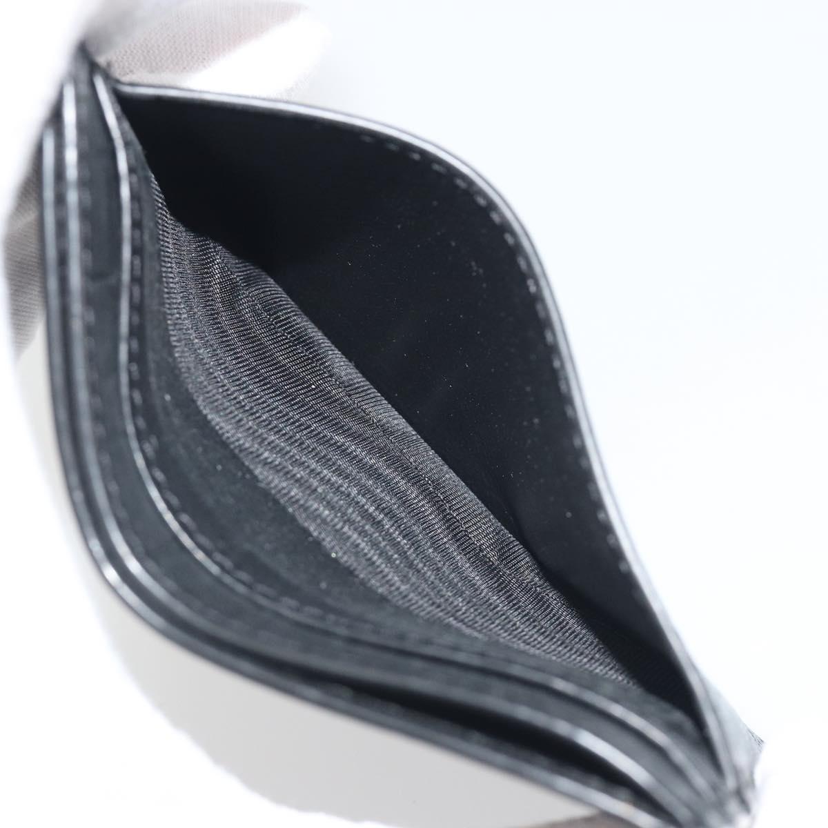 SAINT LAURENT Card Case Leather Black 485631 Auth 194237M