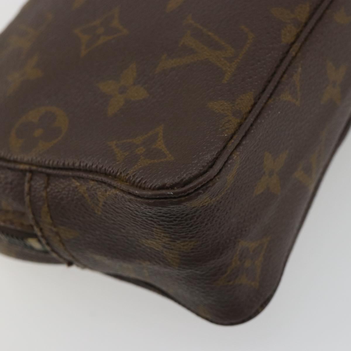 LOUIS VUITTON Monogram Trousse Toilette 18 Pouch M47526 LV Auth 194251