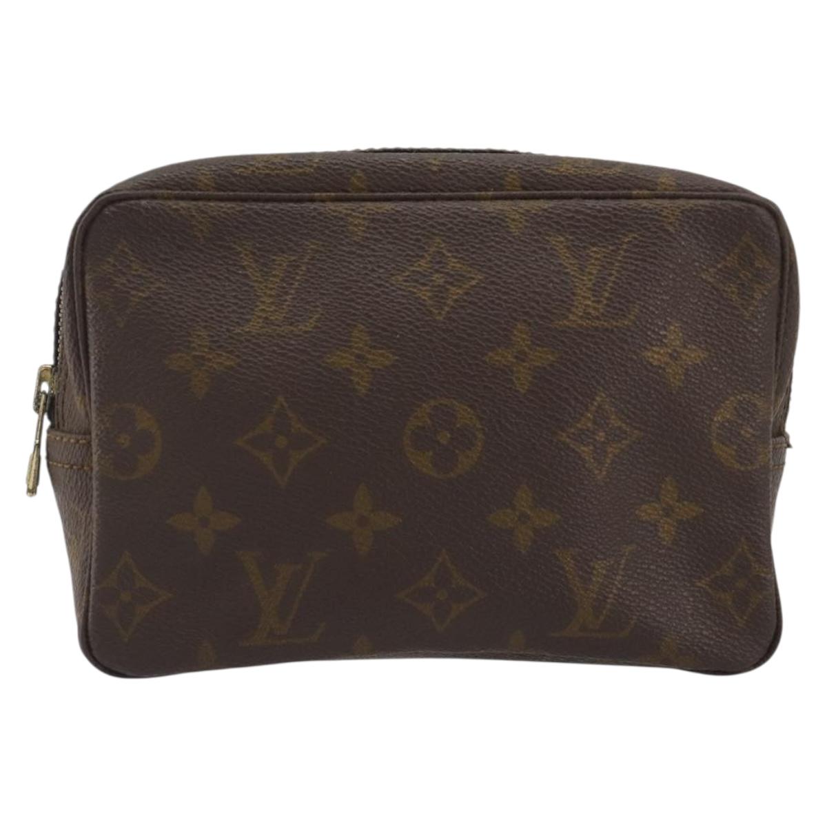 LOUIS VUITTON Monogram Trousse Toilette 18 Pouch M47526 LV Auth 194251