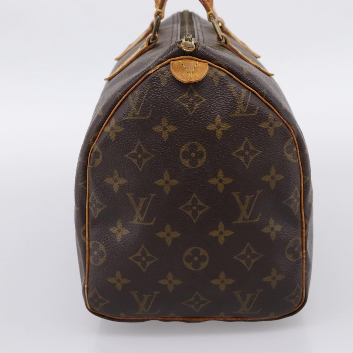 LOUIS VUITTON Monogram Speedy 30 Hand Bag M41526 LV Auth 194257
