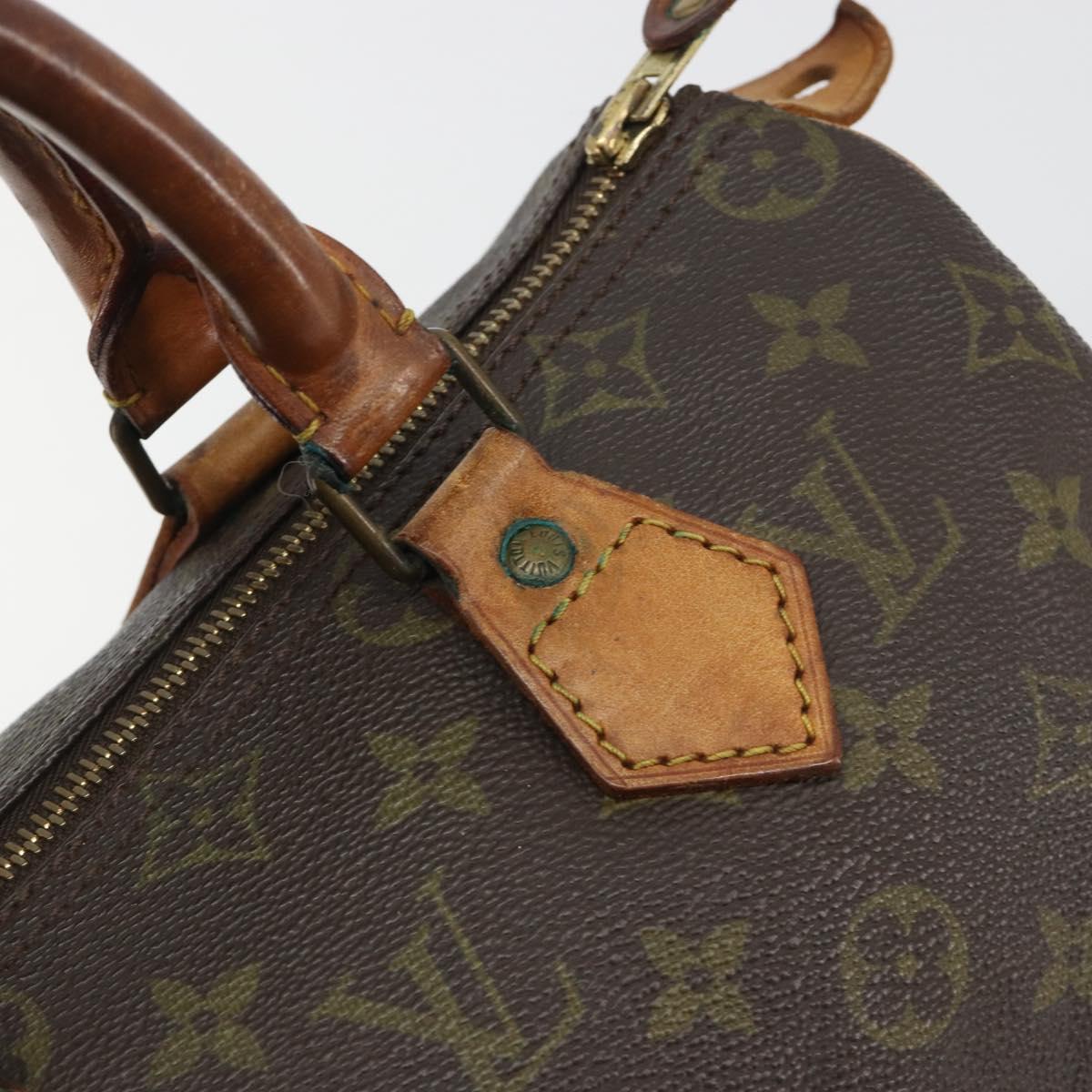 LOUIS VUITTON Monogram Speedy 25 Hand Bag M41528 LV Auth 194258