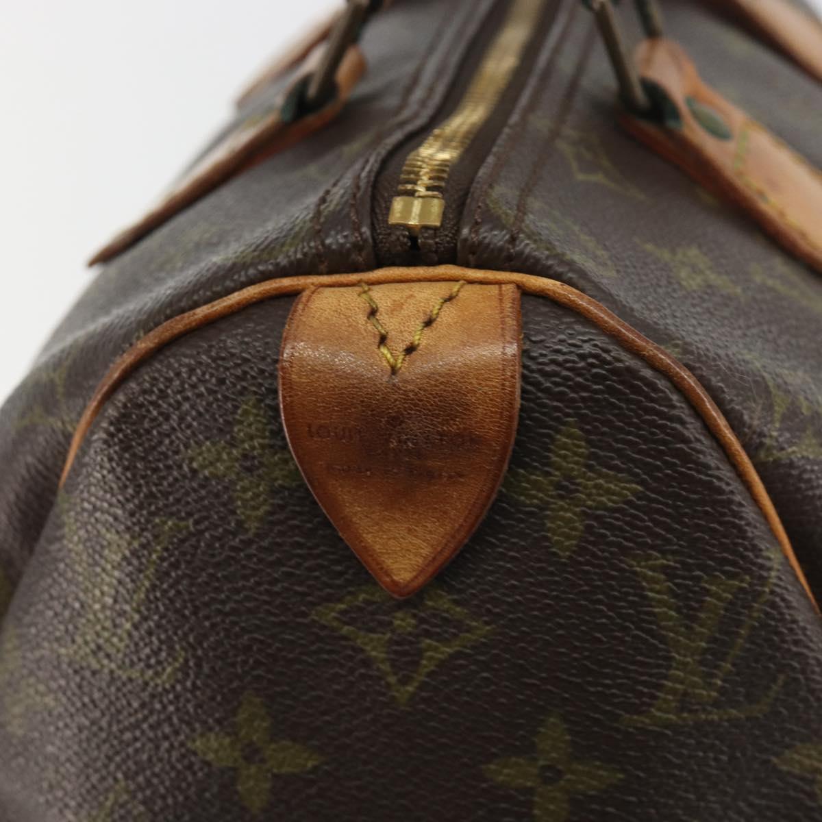 LOUIS VUITTON Monogram Speedy 25 Hand Bag M41528 LV Auth 194258