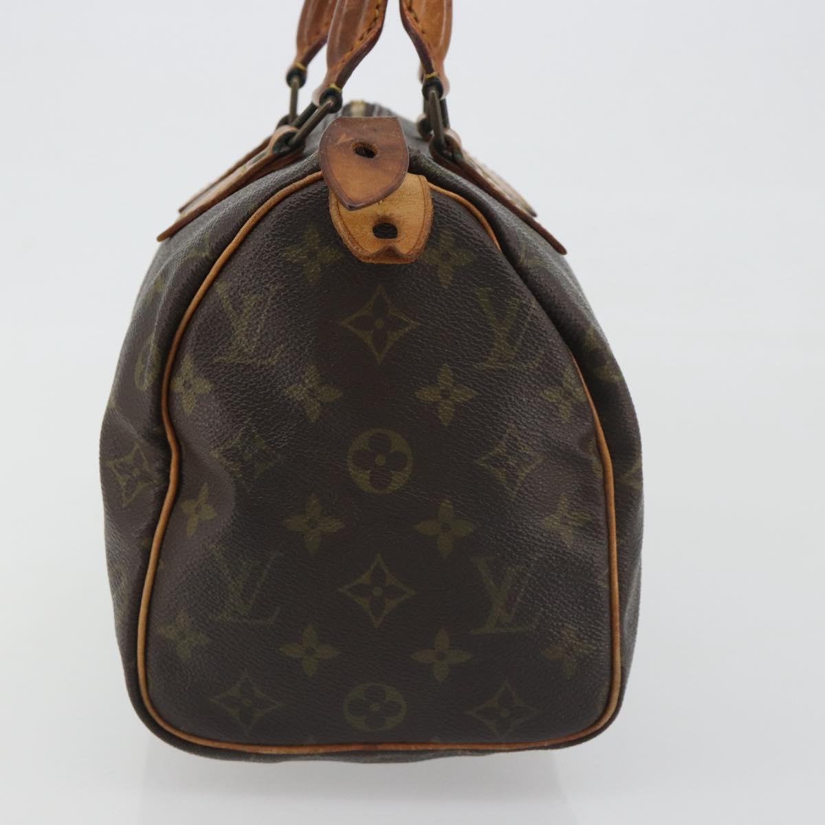 LOUIS VUITTON Monogram Speedy 25 Hand Bag M41528 LV Auth 194258