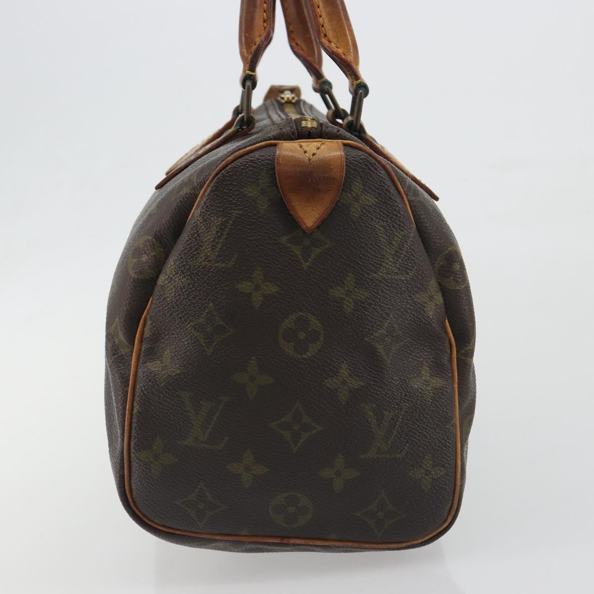 LOUIS VUITTON Monogram Speedy 25 Hand Bag M41528 LV Auth 194258