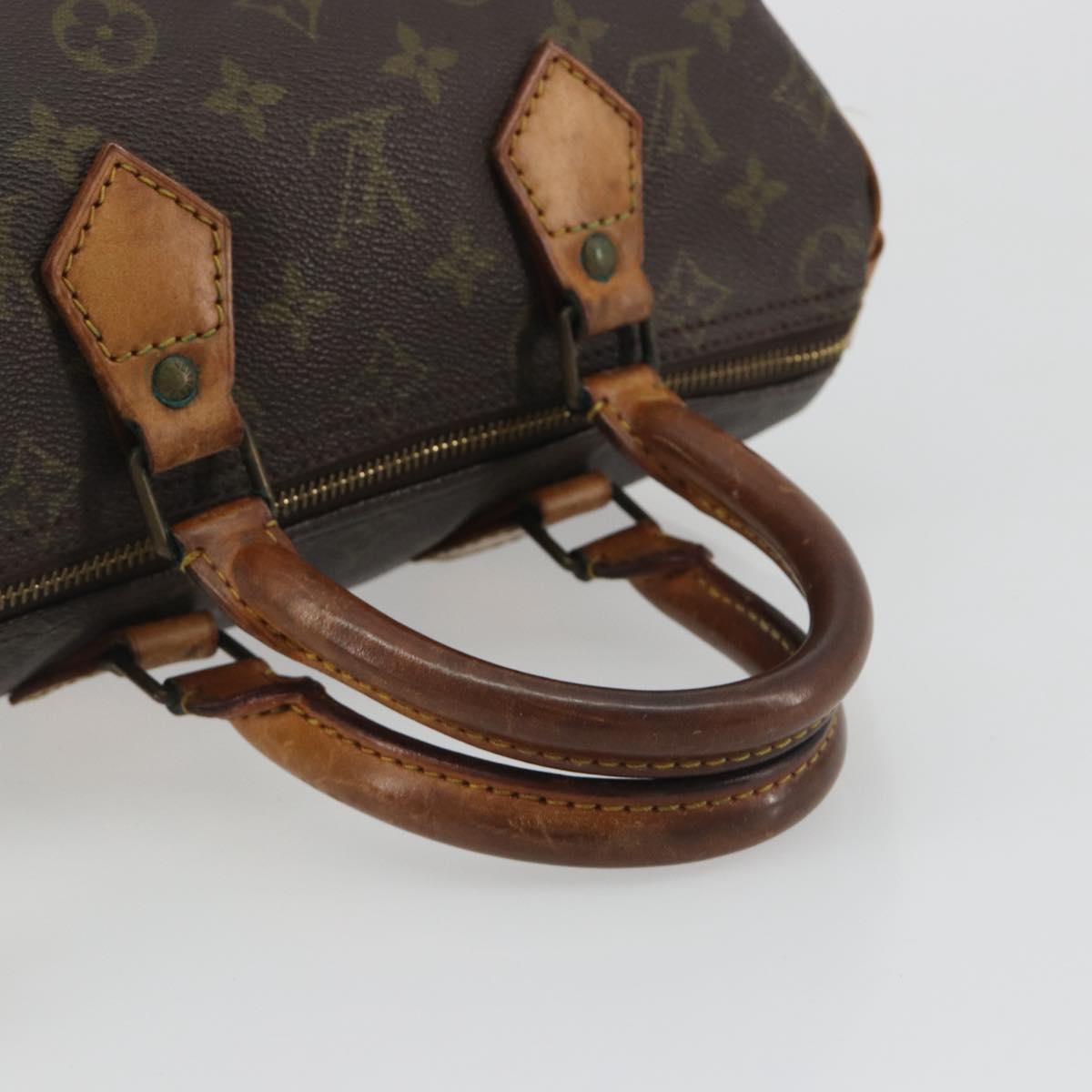 LOUIS VUITTON Monogram Speedy 25 Hand Bag M41528 LV Auth 194258