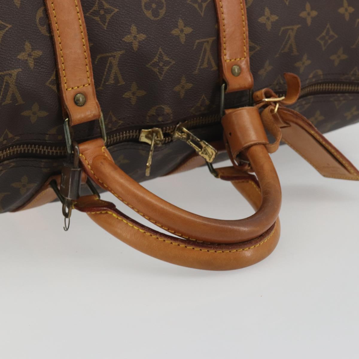 LOUIS VUITTON Monogram Keepall 50 Boston Bag M41426 LV Auth 194259A