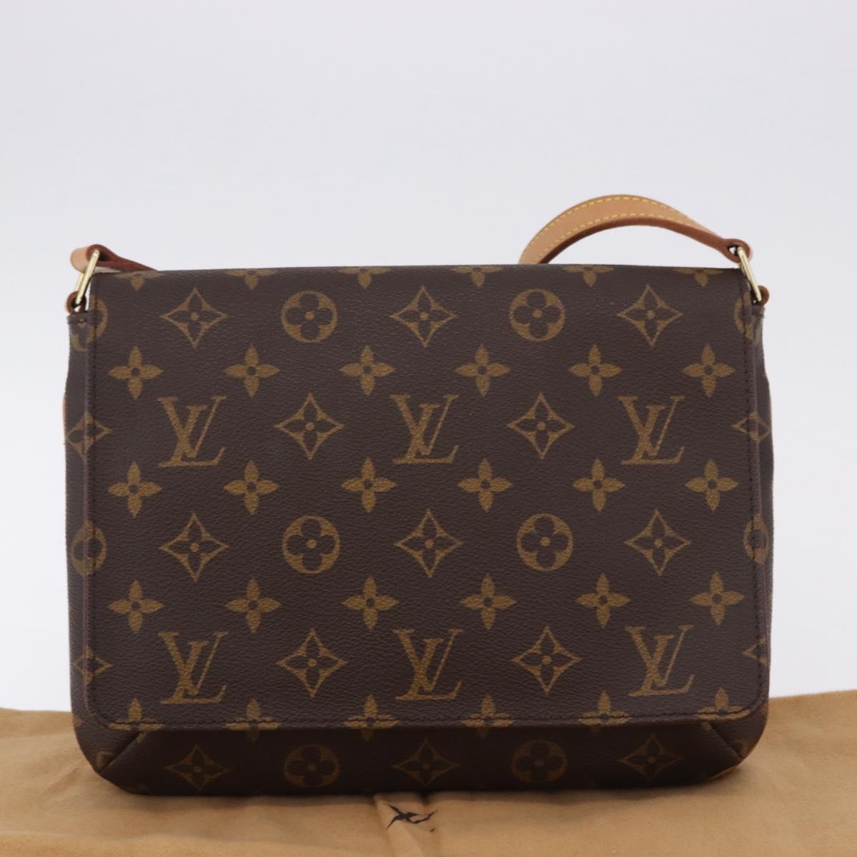 LOUIS VUITTON Monogram Musette Tango Short Strap Bag M51257 LV Auth 194264M