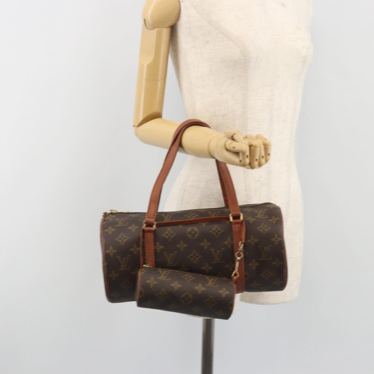 LOUIS VUITTON Monogram Papillon 30 Hand Bag M51385 LV Auth 194265V