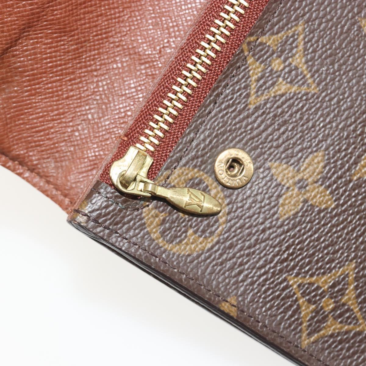 LOUIS VUITTON Monogram Portefeuille Accordion Long Wallet M58008 LV Auth 194269A
