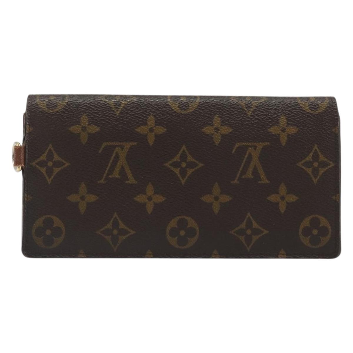 LOUIS VUITTON Monogram Portefeuille Accordion Long Wallet M58008 LV Auth 194269A