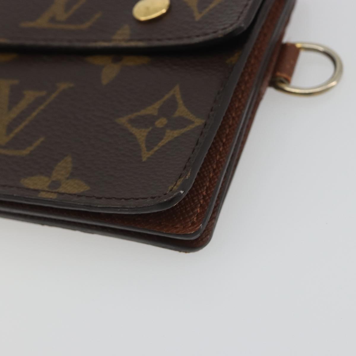 LOUIS VUITTON Monogram Portefeuille Accordion Long Wallet M58008 LV Auth 194269A