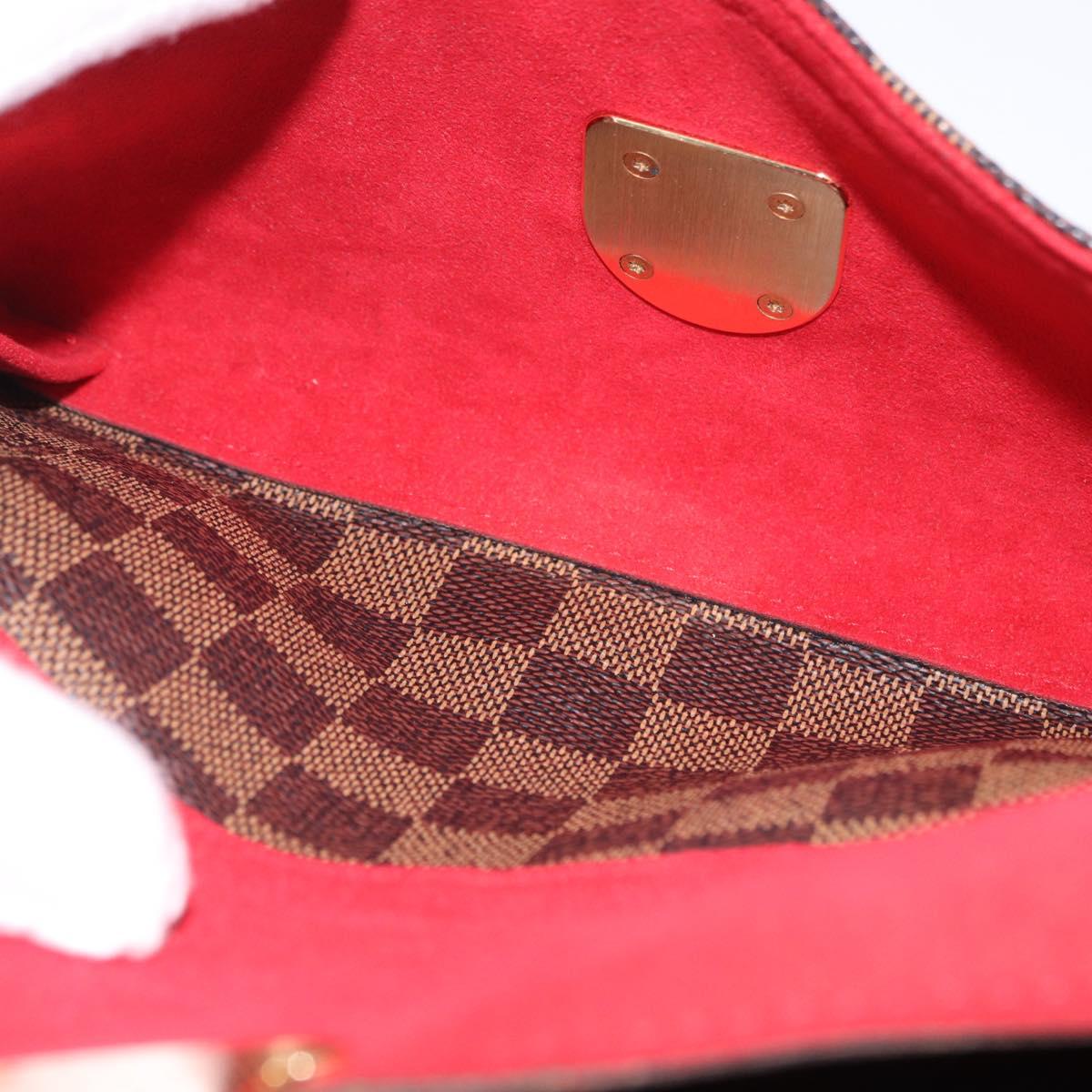 LOUIS VUITTON Damier Ebene Ravello GM Shoulder Bag N60006 LV Auth 194273SAV