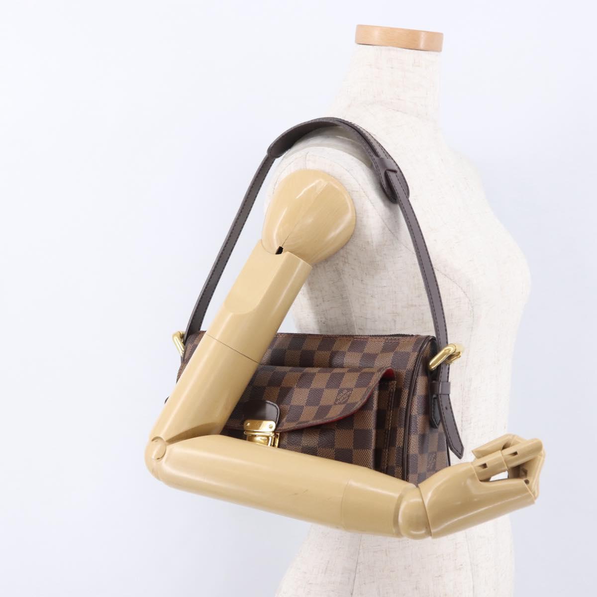 LOUIS VUITTON Damier Ebene Ravello GM Shoulder Bag N60006 LV Auth 194273SAV