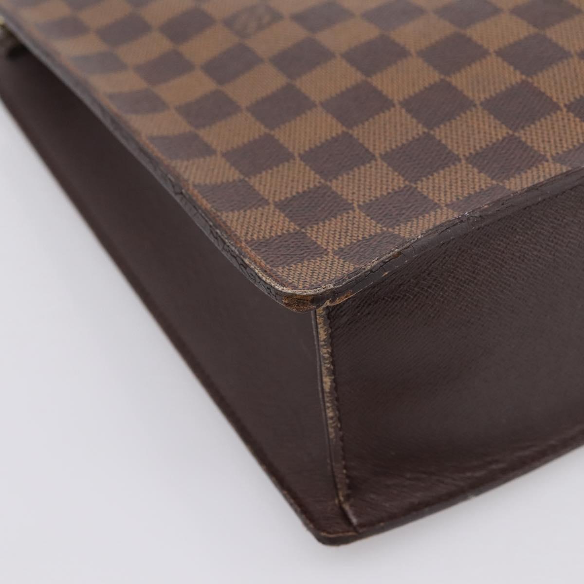 LOUIS VUITTON Damier Ebene Venice PM Hand Bag N51145 LV Auth 194274