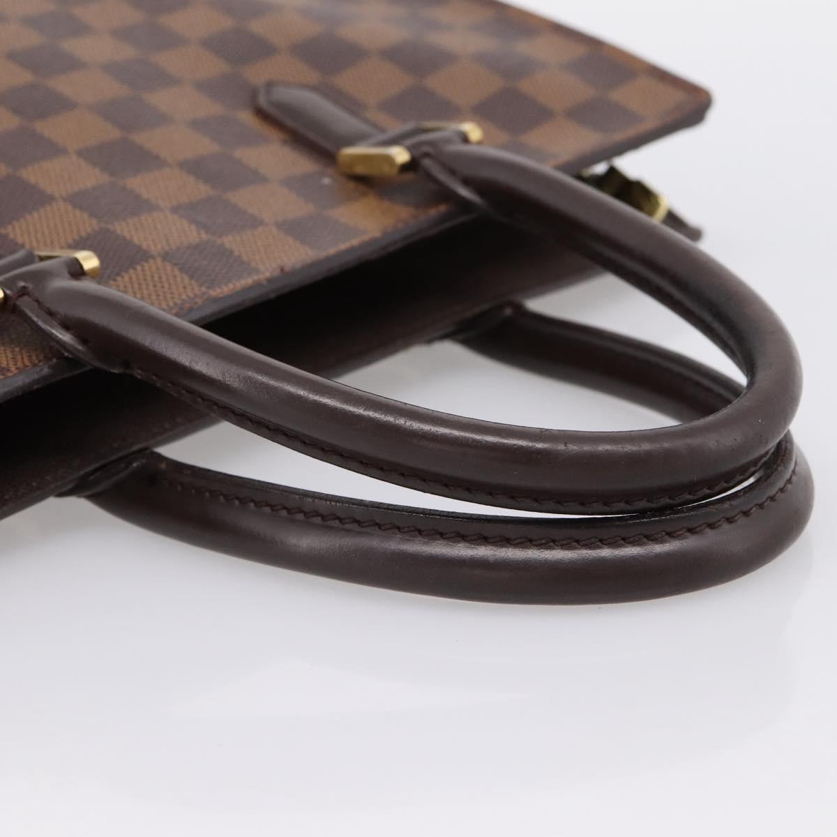 LOUIS VUITTON Damier Ebene Venice PM Hand Bag N51145 LV Auth 194274