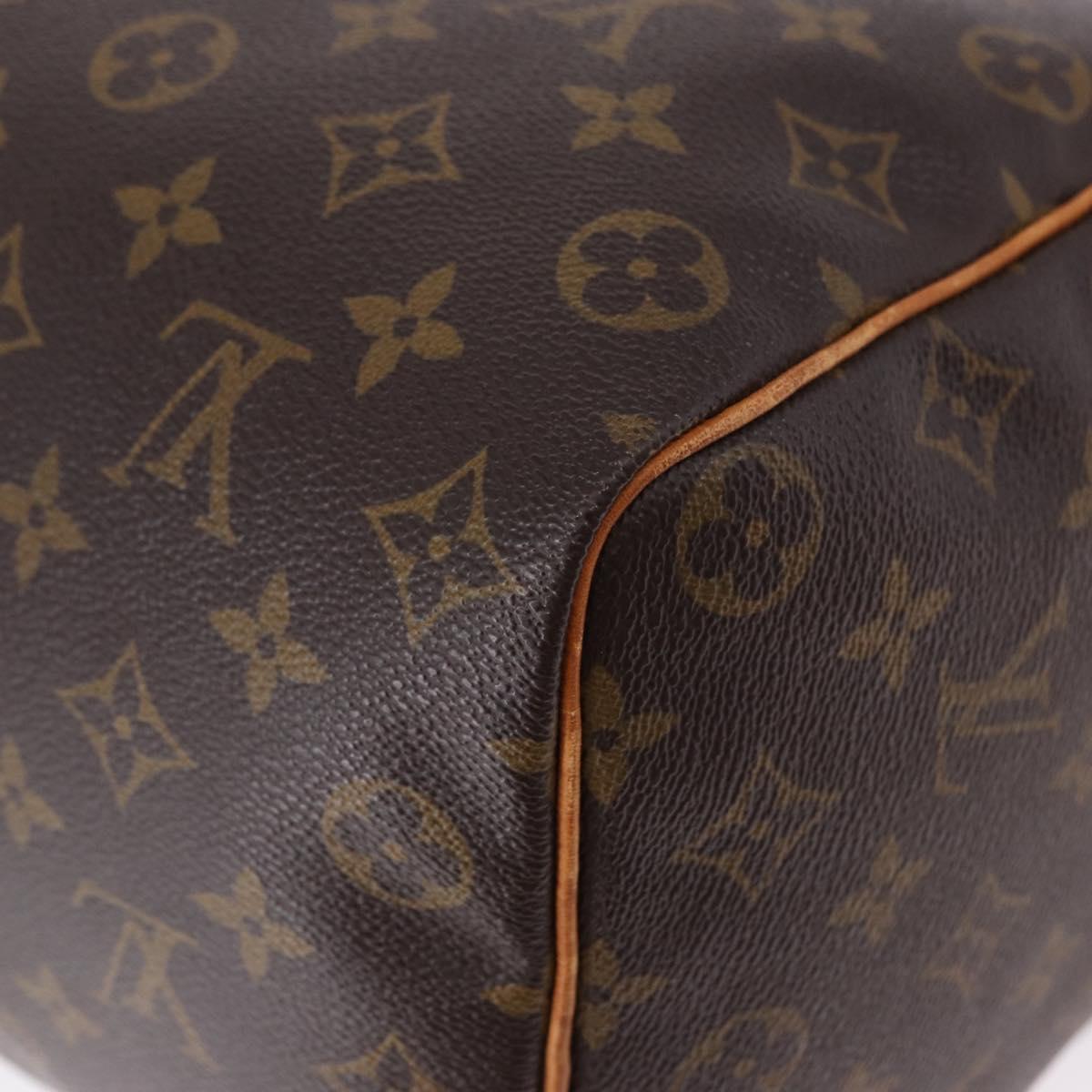 LOUIS VUITTON Monogram Speedy 35 Hand Bag M41524 LV Auth 194276V