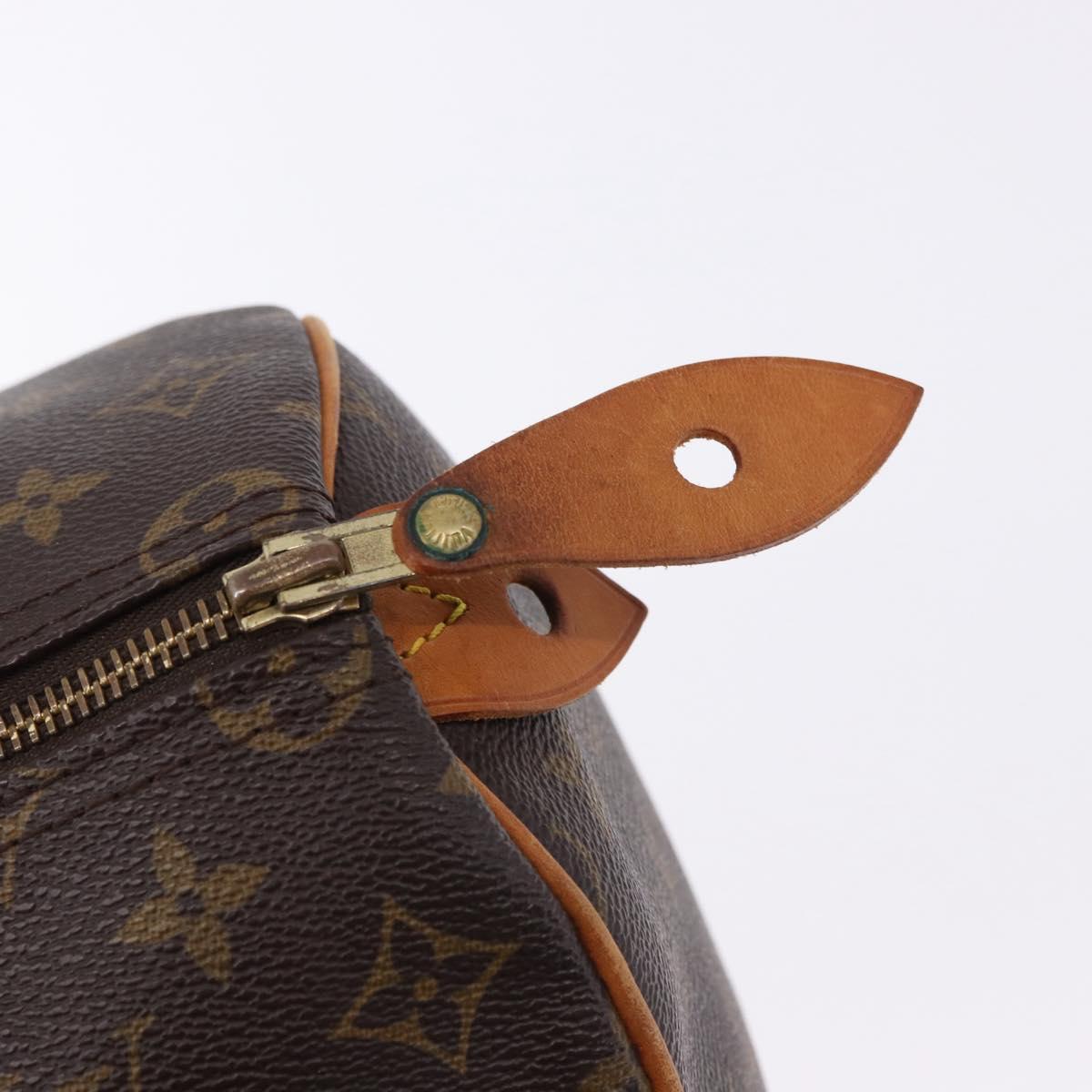 LOUIS VUITTON Monogram Speedy 35 Hand Bag M41524 LV Auth 194276V
