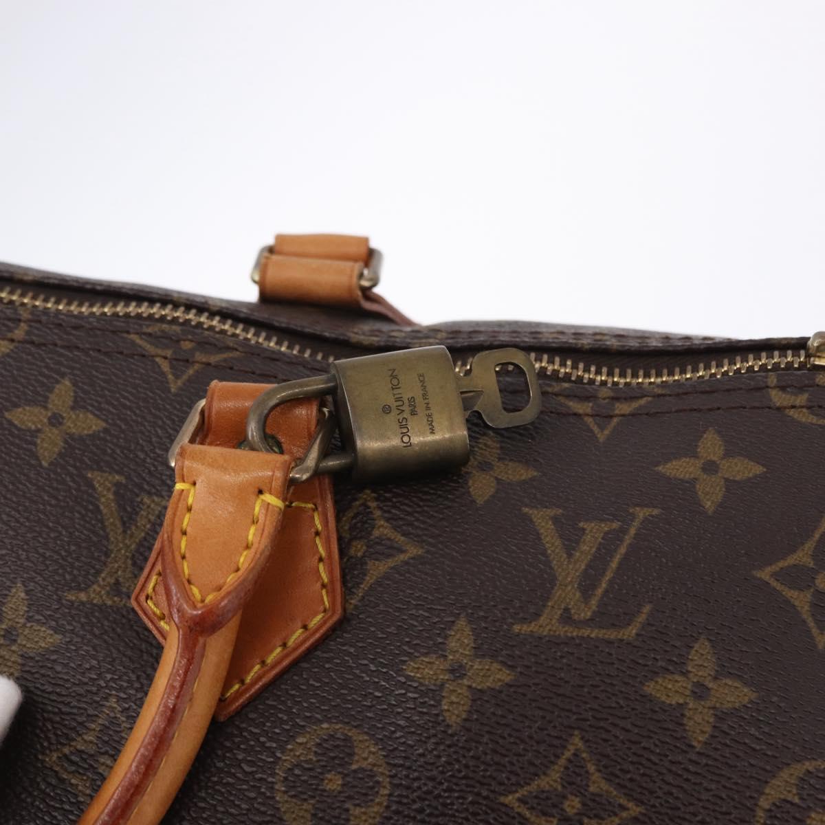 LOUIS VUITTON Monogram Speedy 35 Hand Bag M41524 LV Auth 194276V