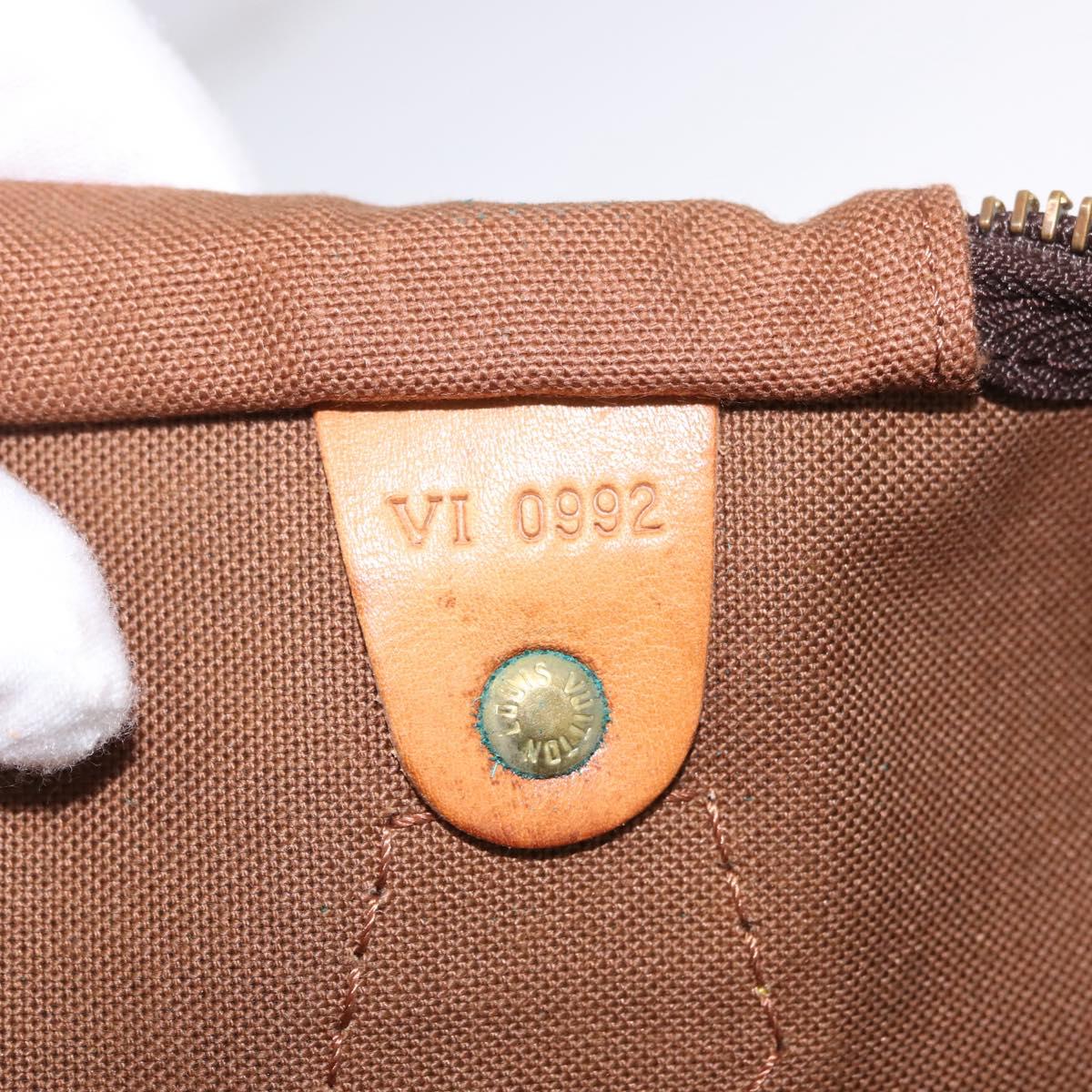 LOUIS VUITTON Monogram Speedy 35 Hand Bag M41524 LV Auth 194276V