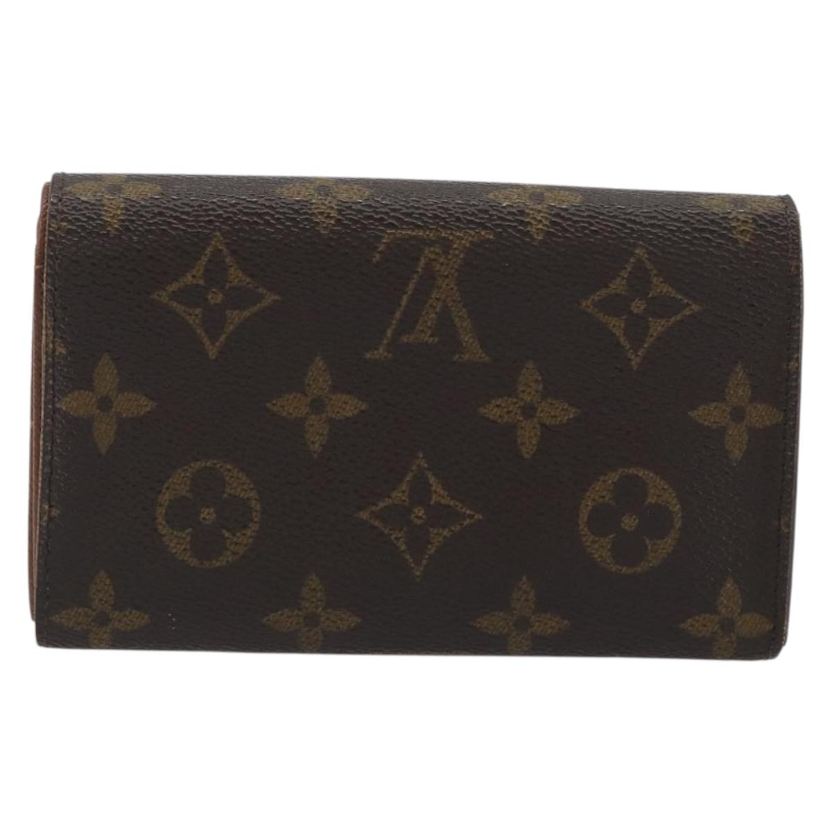 LOUIS VUITTON Monogram Portefeuille Tresor Bifold Wallet M61736 LV Auth 194277A