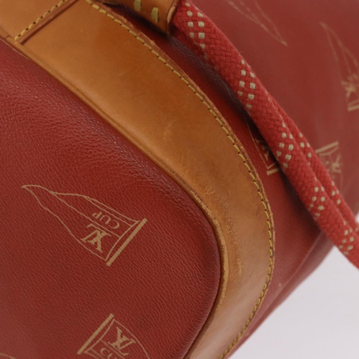 LOUIS VUITTON LV Cup Saint Tropez Shoulder Bag Red M80026 LV Auth 194290
